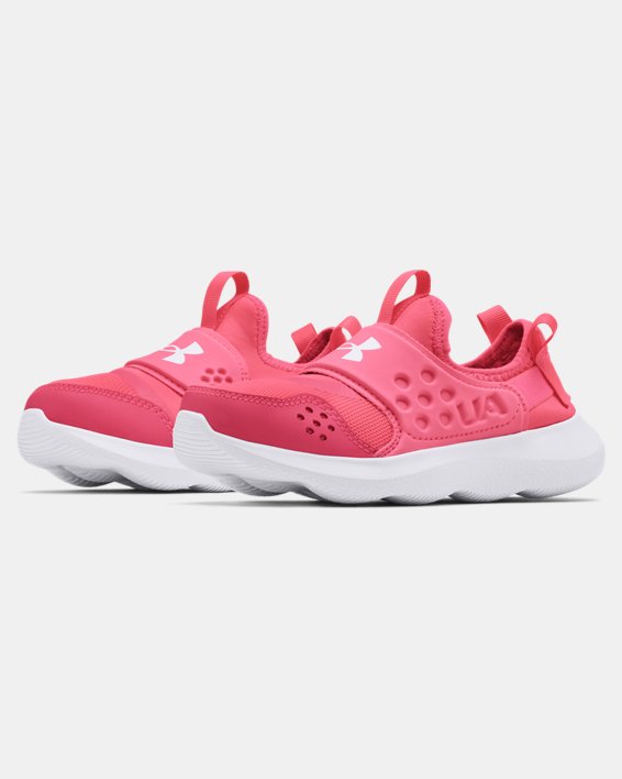 Girls' Pre-School UA Runplay Running Shoes, Pink, pdpMainDesktop image number 3